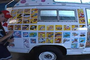 Alexis love licks ice cream teasing her mouth before intense banging session