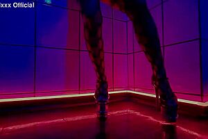 Huge OILED Redhead Teases FAT Tits Pierced Nipples