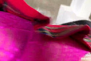 Lacy pink panties goddess smothers face with big ass bounce POV