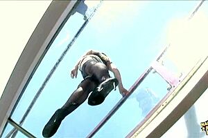 this sexy police bitch's soaking cunt got filled rock hard