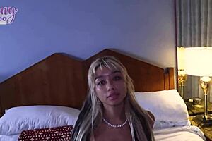 uhh tanned blondie gia dibella i suck cock deepthroat sooo wet err creampie