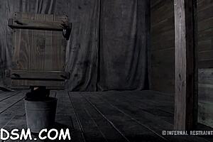 Bound Sluts Compete in Hardcore Pussy Fucking Contest