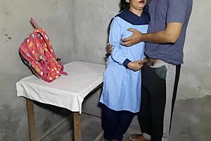 indian schoolgirl loses virginity to boyfriend's eager thrusts