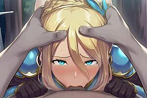 behold excalibone in arcade bard hmv ai hentai blonde big tits ride