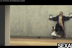 Stunning milf models bound kissing licking orgasming in erotic video