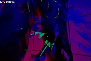 Huge OILED Redhead Teases FAT Tits Pierced Nipples