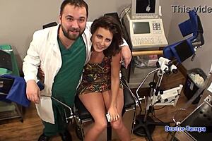 Dr Tampa Trades Sex with Helena Price Spreading Tits Backstage