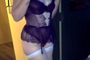 Heart racing blonde models lingerie for black neighbor