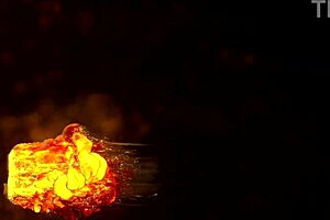 two sexy babes bent over gaping big asses for monster cock pounding