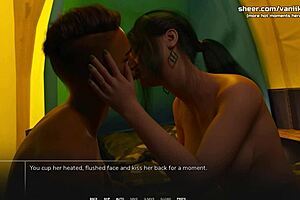 innocent 18+ girlfriend's first romantic sex in steamy 3d hentai game