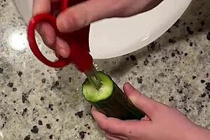 i'm slamming this hardcore zucchini so deep it hurts good