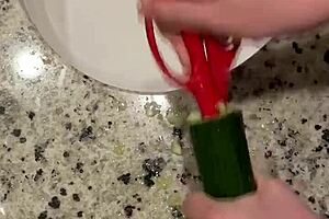 i'm slamming this hardcore zucchini so deep it hurts good