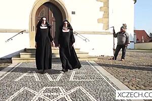 crazy catholic nuns go wild licking teen pussies all over 👅😈🙏