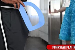 uhh blonde leya falcon's huge tits bounce as she gets fucked by that massive cock