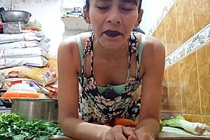 peruvian street girl licks massive cock top to bottom before wet pussy gets fucked hard