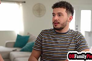 redhead madi collins and latina angel gostosa share huge cock pounding 🔥