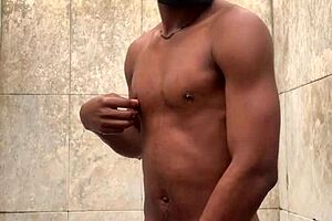 whoa amateur soapy big cock massage shower cum almost busted 😱💦