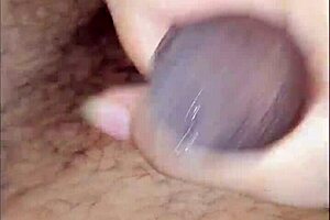 priya strokes hubby's throbbing dick to slow-mo cum explosion 🍆💦😍