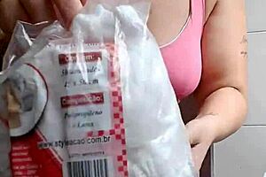 i squeeze into tight shorts splitting my swollen pussy for neighbor