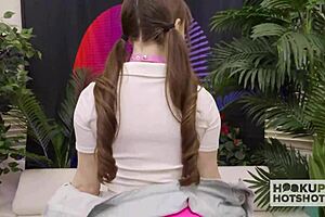 tiny megan marx wrecked by bryan gozzling's monster cock pounding