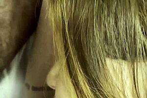 DJ Brisa Sucks Lying Down Boldly Until Gagging