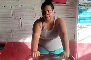 invited the sexy big ass gym babe home and fucked her brains out