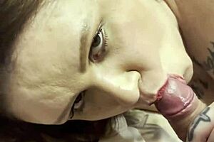 DJ Brisa Sucks Lying Down Boldly Until Gagging