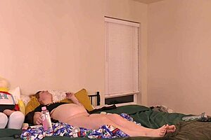 Ecstatic Hands-Free Orgasm Overwhelms Busty Beauty