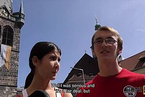 seducing pretty teen for cash-filled sex adventure