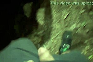 Teasing Lips on Hubby in Public Forest Thrill Firegreen2