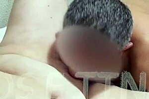 mature brazilian milf wet shaved pussy cunilingus bed