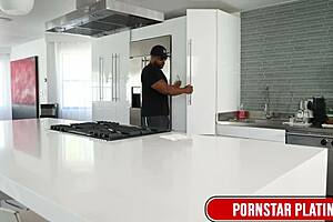 uhh blonde leya falcon's huge tits bounce as she gets fucked by that massive cock