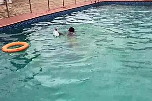 After pool fun, you wanna see me fuck this fat curvy oiled bitch to cumshot?