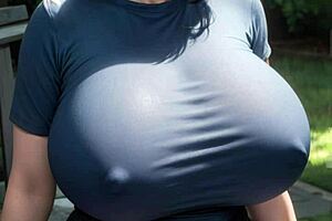 Ai model girl's massive tits look amazing! 🍈🔥