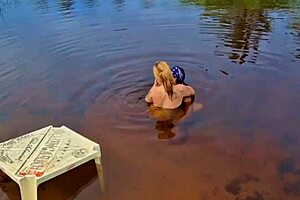 adventurous couple caught bareback ass flashing wild outdoor sex in mangroves