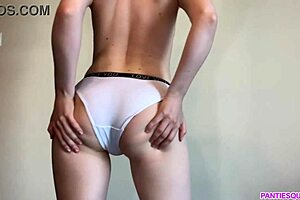 Shaking my big tits and meaty hairy pussy in panty try-on haul