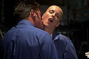 Blonde shifts from eager licking to intense deep anal exploration