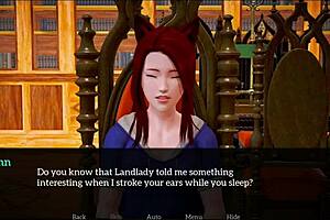 redhead teen plays erotic homemade game