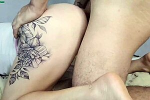 😈 licking her tight ass till she begs for rough anal pounding nonstop 🔥