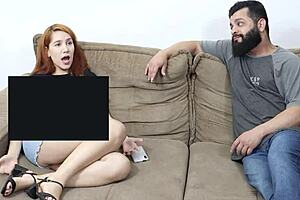 Fodi Cuzinho Da Meia-Irmã Da Esposa Que Descobre Fetiche Corninha