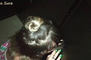 gave it to several through glory hole cabin until last bathes me in cum