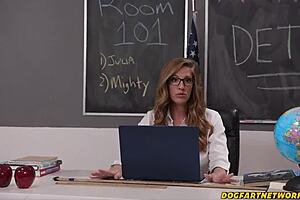 Teacher Teases Interracial Couple in Steamy Threesome Dogfart Exclusive