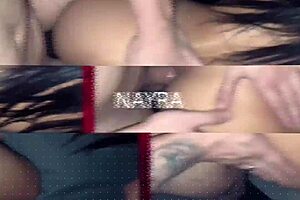 he filled my tight spot then hubby added his load inside