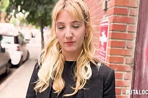 hot argentinian agustina caught by torbe on street for intense interracial bedroom fucking and cum swallow