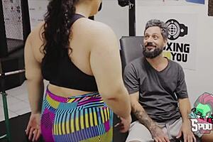 instead of weights i rode that massive cock hard