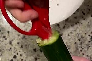 i'm slamming this hardcore zucchini so deep it hurts good