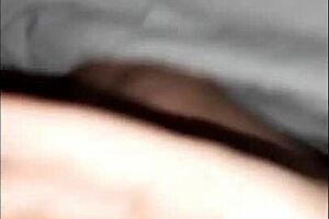 She fingers pussy passionately beside boyfriend secretly