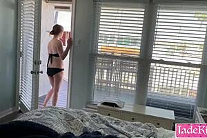 peeing on slutty girlfriend then forcing her to lick piss off bathroom floor!