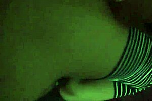Asian teen gets penetrated by black cock in the rain