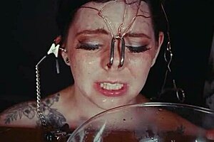 Emo Whore Bound And Piss Punished Hard!